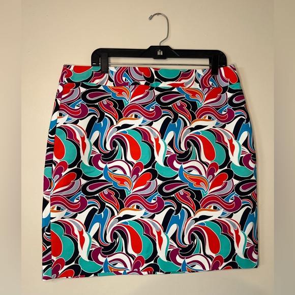Banana Republic Dresses & Skirts - Banana Republic Mini Skirt Colorful Psychedelic Women’s Size 14 Retro Y2K NWT